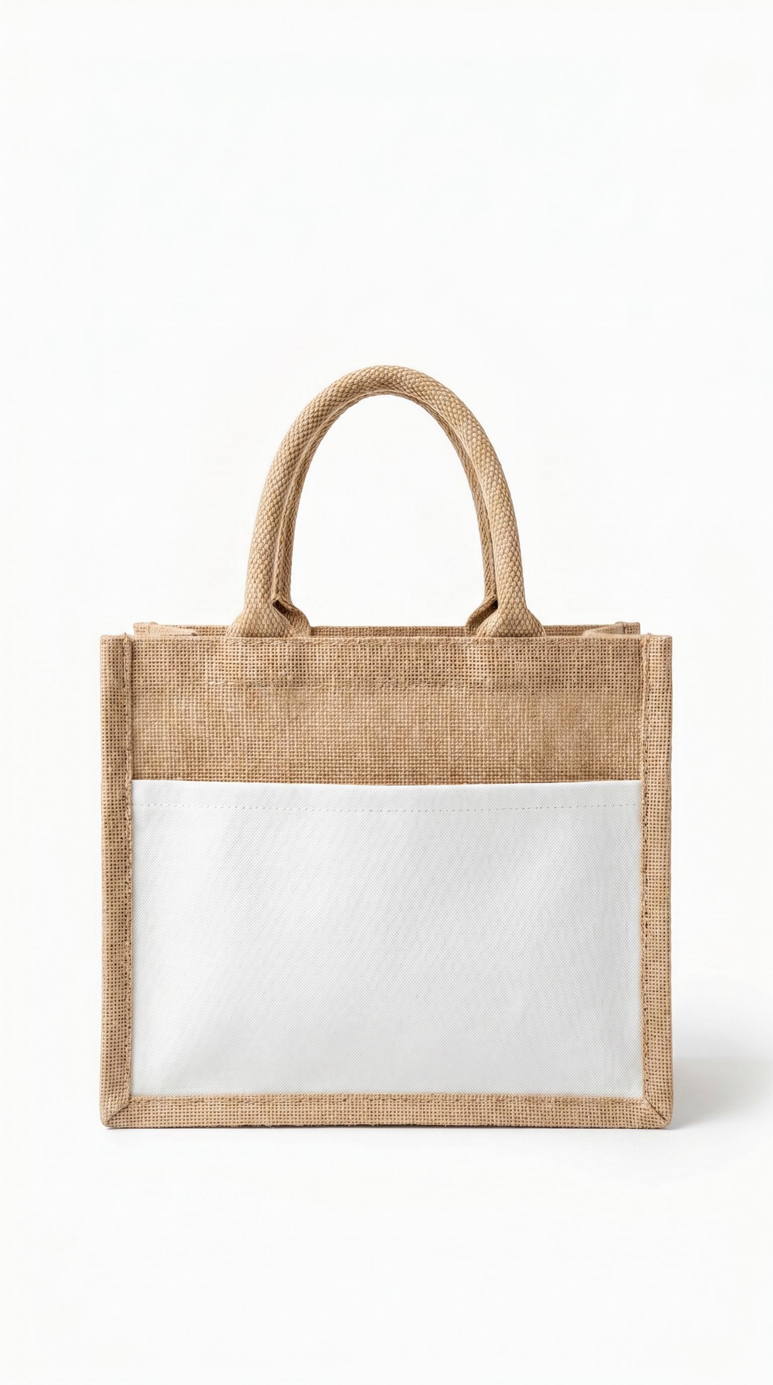 Jute Bag with Front Pocket